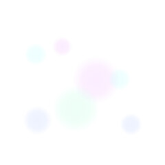 Abstract Colorful Bokeh Circle