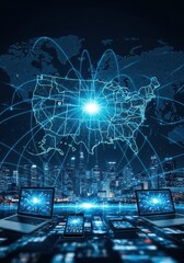 Innovative technology integration for communication networks in urban america digital mapping and connectivity overview