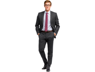 Sharp Dressed Businessman: A confident business professional exudes style and success, perfectly attired in a tailored suit, embodying the essence of modern business leadership.