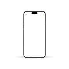phone mockup isolated on white background