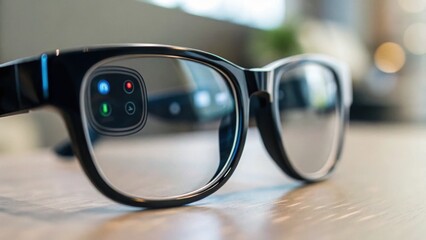 Smart Glasses with Display Technology Showcasing Innovative Design