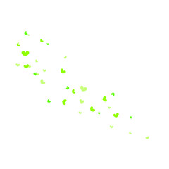 Green Heart Sprinkles