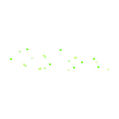 Green Heart Sprinkles