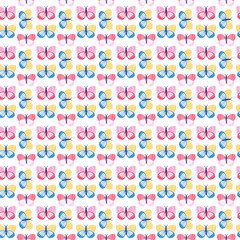 bouquet pattern pink background