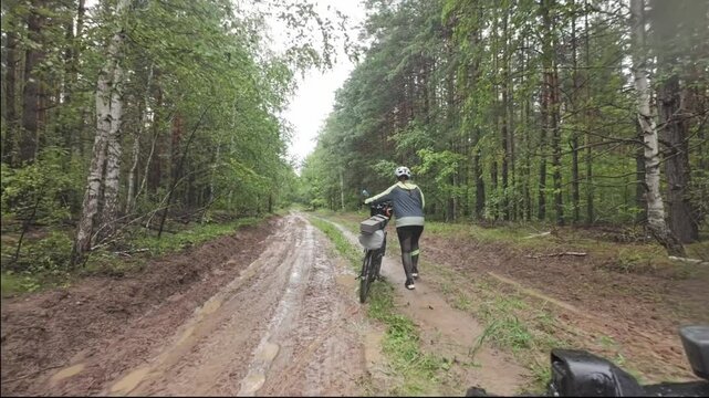 cycling in nature in wild places, bikepacking