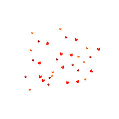 Red Hearts Illustration