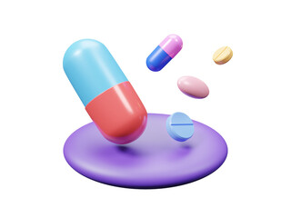 International Overdose Awareness Day icon isolated on transparent background, Unite for Prevention, Remember with Purpose. Overdose stop icon. Design template. August 31. Important day. 3d rendering