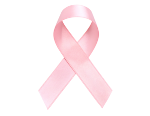 The iconic pink ribbon stands as a universal symbol of hope and support for breast cancer awareness.