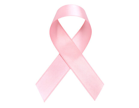 The iconic pink ribbon stands as a universal symbol of hope and support for breast cancer awareness.