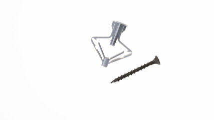 White background with adjustable clip