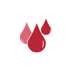 Red blood icon design