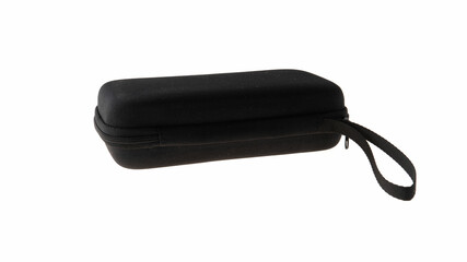 Compact black case for storing small items