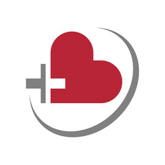 Red blood icon design