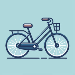 Fototapeta premium vector illustration of a bicycle