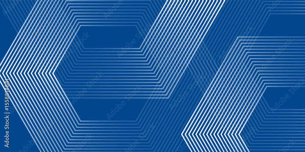 Poster abstract hexagon blue tech finance fintech background abstract pixel pattern. abstract business tech