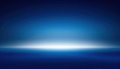 Serene blue gradient background with soft light emanating, ideal for calming designs and presentations