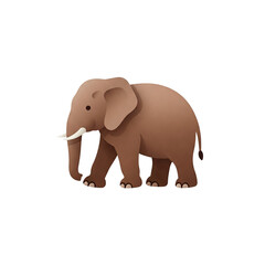 Obraz premium elephant isolated on white