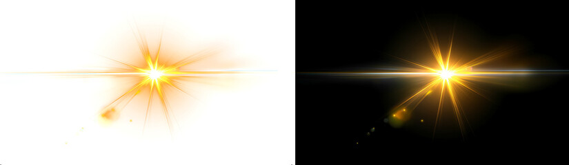 Glow isolated white transparent light effect, sun light with lens flare effect. Sun flush, Overlays, light, Sun, sunrays, transitions, lens flare, light leaks and glare in PNG format. PNG sunlight fla