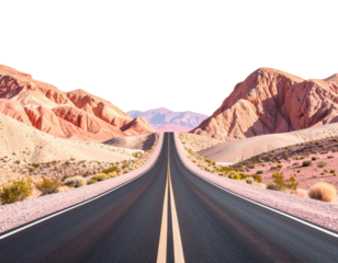 the road in the desert