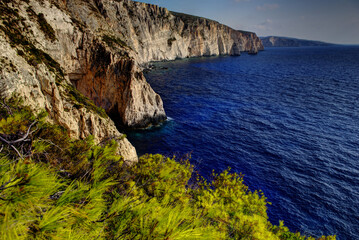 Zakynthos island or Zante Island, Greece