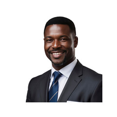Confident and Successful African American Businessman Portrait