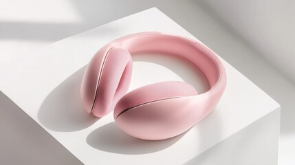 pink wireless headphones comfortable overear design
