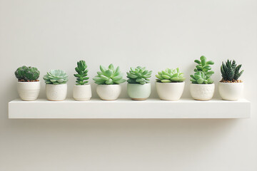 Home Greenery Succulent Arrangement in Natural Light