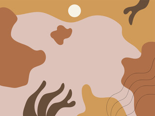 Dynamic background with fluid shapes minimal poster. ideal for banner, web, header, cover, billboard, brochure, social media, vector illustration.