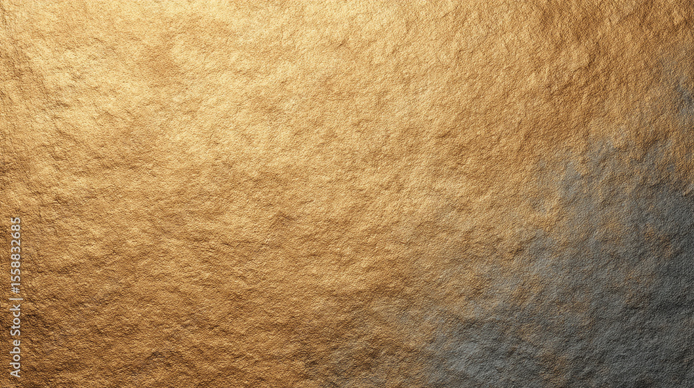 Poster luxurious metallic mineral texture with plain gold and silver color, elegant and shiny surface backg