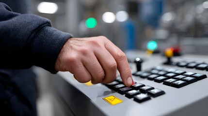 A person's hand using a calculator for business and financial analysis.