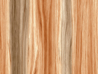 Naklejka premium Seamless polished beech wood texture with detailed grain pattern