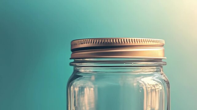 Animation of cozy empty jar