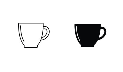 Coffee vectors icons graphics set