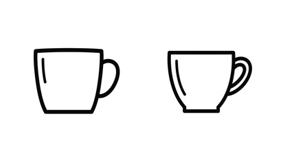 Coffee vectors icons graphics set