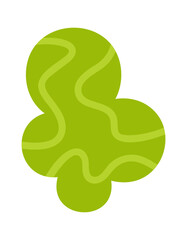 Obraz premium Fluid shaped chat box frame