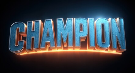 Basketball Typography. Bold Editable Headline for Champion Tournament League