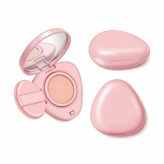 Soft Pink Pebble Cushion Compact Reference
