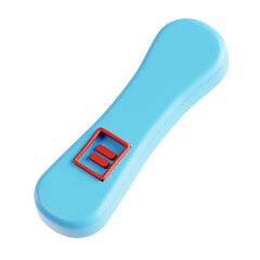 Pregnancy Tester 3d icon isolated White Background 3d rendering