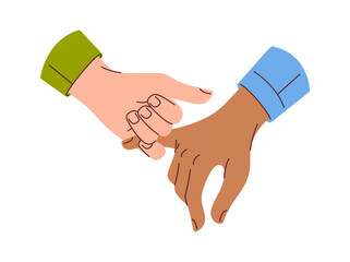 Oath on little fingers gesture