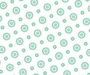 Vintage Nature-Inspired Seamless Floral Pattern - Artistic Vector Illustration with Leaves and Decorative Elements