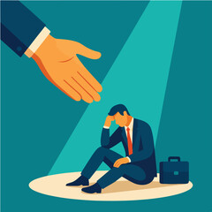 Fototapeta premium work motivation character vector