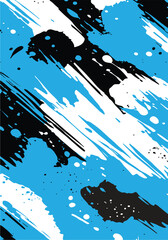 Abstract geometric colorful paint grunge brush texture With halftone pattern for print, fabric, wallpapers, and clothes.