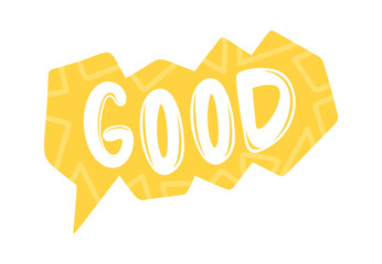 Good doodle communication speech bubble