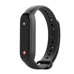 Fitness tracker technology Digital health wearable Smart watch black on transparent background