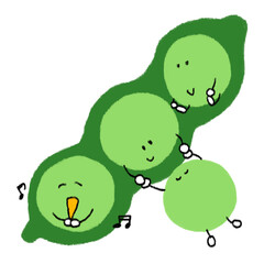 콩 캐릭터 일러스트