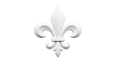 Isolated fleur-de-lis symbol