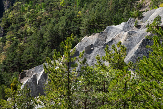 Paysage des demoiselles coiff&eacute;es &agrave; Espinasses