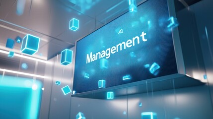 Digital management display