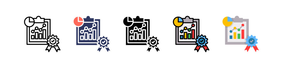 Quality Metrics multiple icon