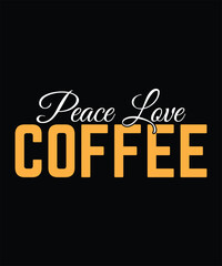 Coffee Typography t-shirt design